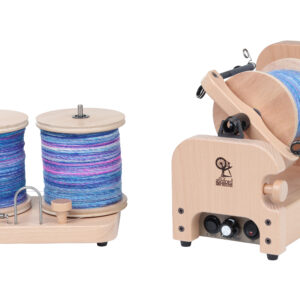 ASHFORD E-SPINNER WITH LAZY KATE, FOOT CONTROLLER AND CARRY BAG