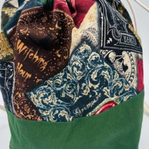 Gothic Books- Drawstring Sock Sack