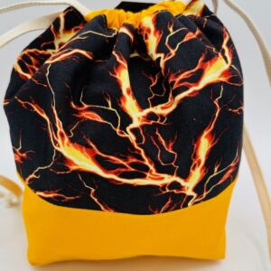 Lightening Draw String Project Bag
