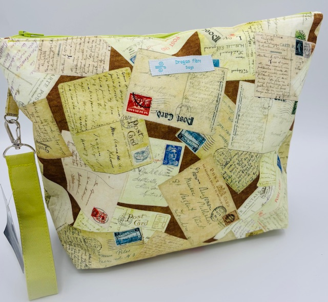 Post Cards Medium Pouch Project Bag