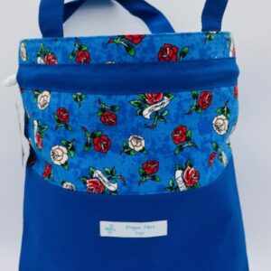 Roses Medium Draw String Project Bag