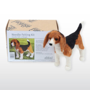 Needle Felting Beagle Kit
